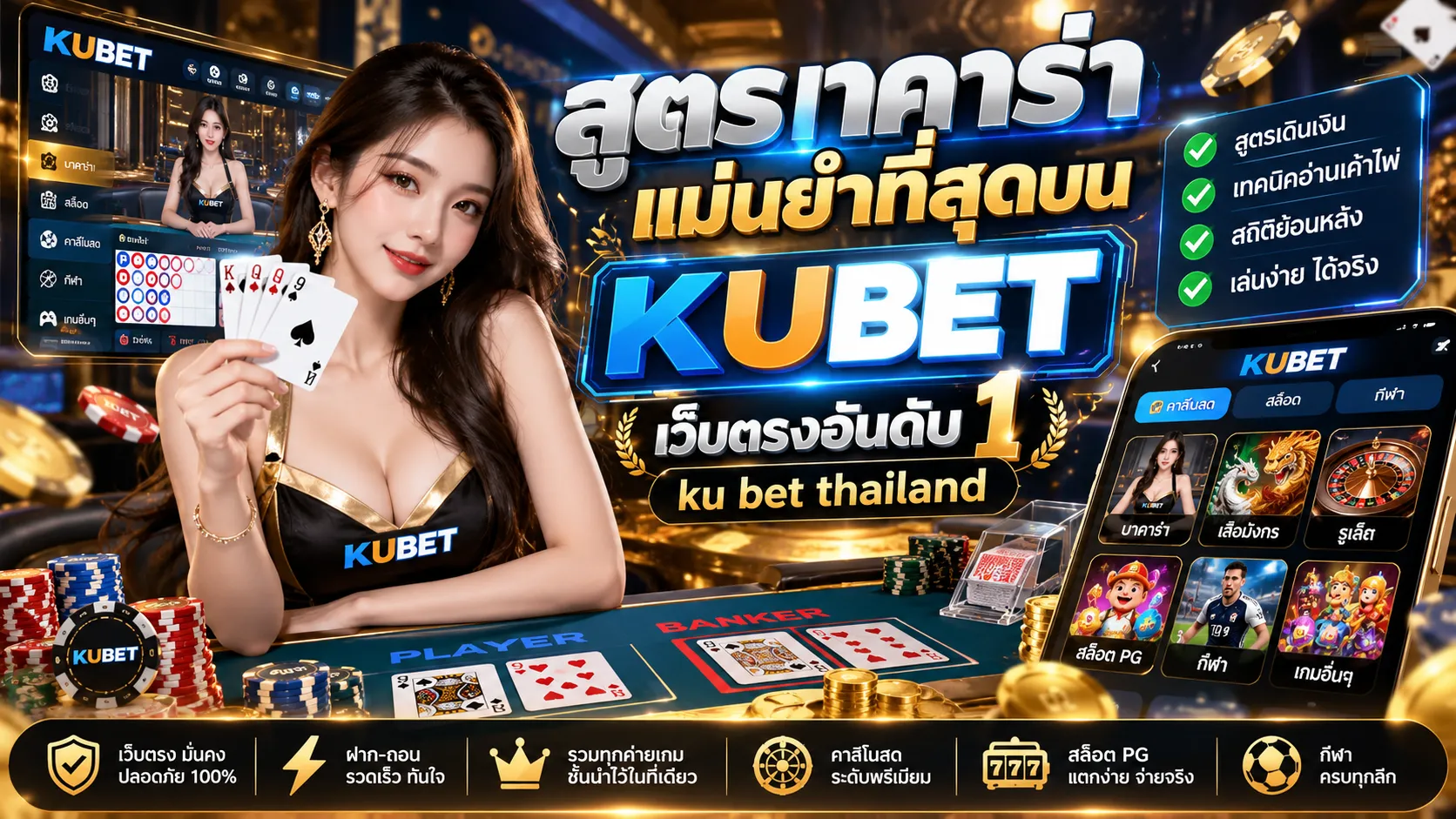 สูตร บา ค่า ร่า แม่นยำที่สุดบน kubet เว็บตรงอันดับ 1 ku bet thailand